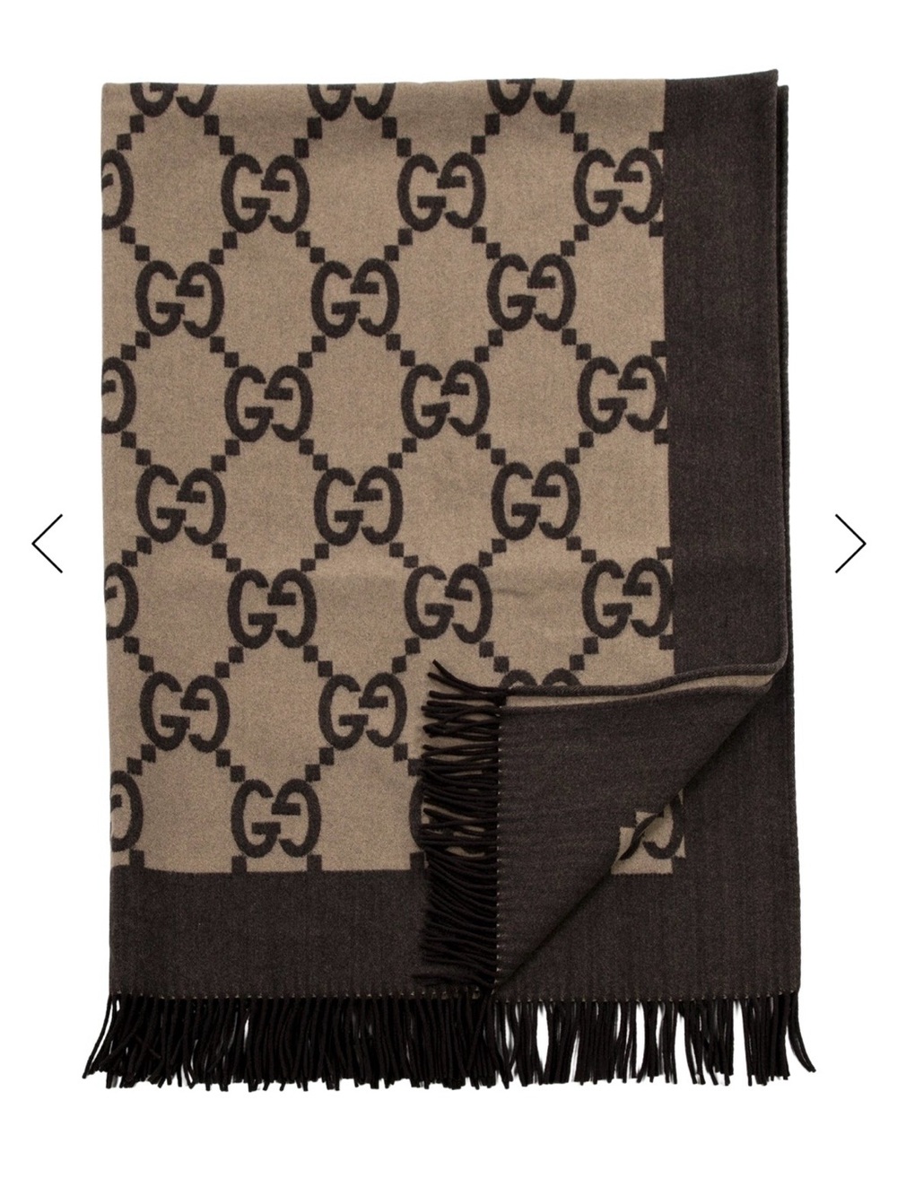 Brand New Gucci GG Throw Blanket